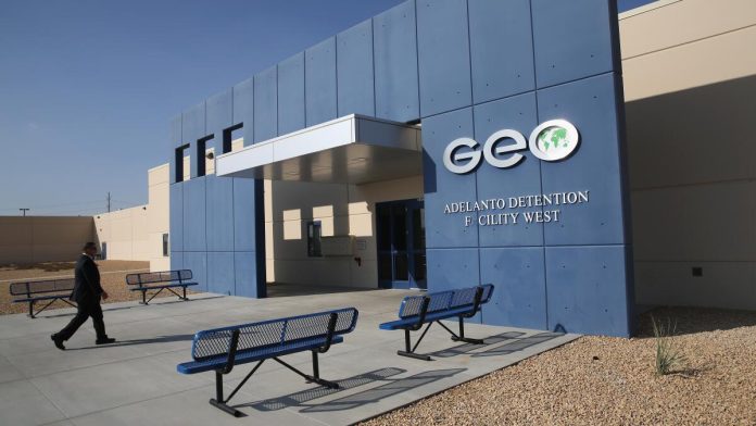 ice holds immigrants at adelanto detention facility